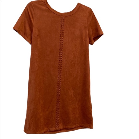 The Langford line faux suede-dress size medium with pockets! Boho and so fall - Picture 1 of 6